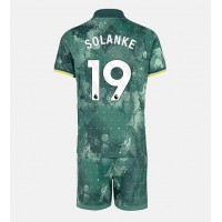 Camiseta Tottenham Hotspur Dominic Solanke #19 Tercera Equipación Replica 2024-25 para niños mangas cortas (+ Pantalones cortos)